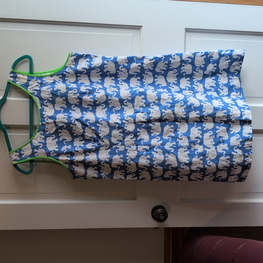 Lilly Pulitzer Green Trim Dress